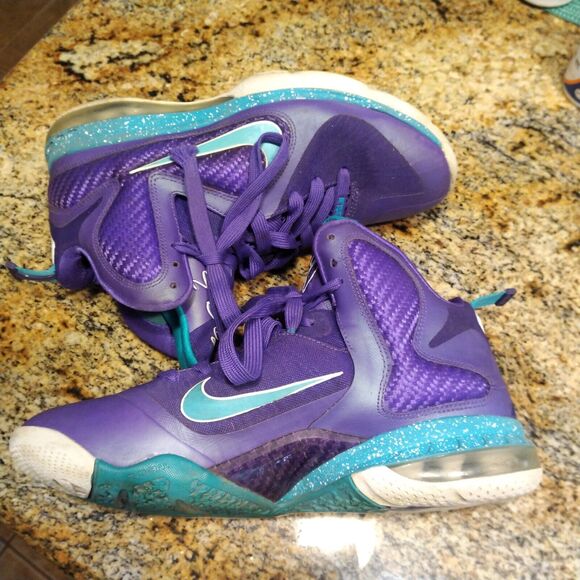 Nike LeBron Summit 2012 Lake Hornets Purple Basketball Men\'s US 9 469764-500 main image 10